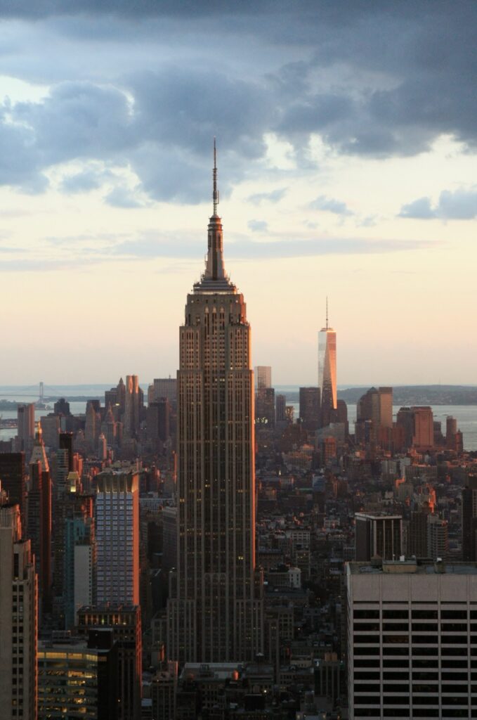 Empire State Building, New York, photographie d’architecture en noir et blanc