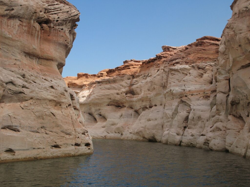 Lake Powell, Utah, photographie de nature en noir et blanc