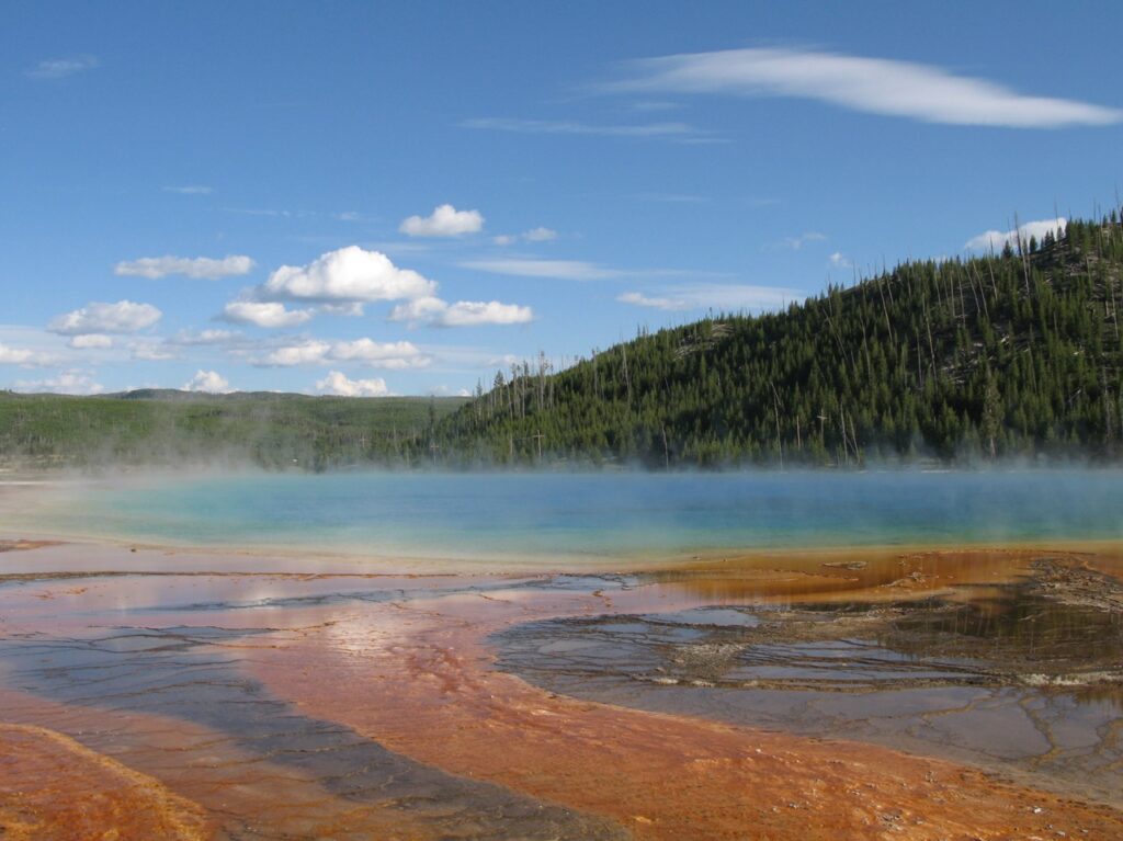 Yellowstone National Park, photographie de nature en noir et blanc