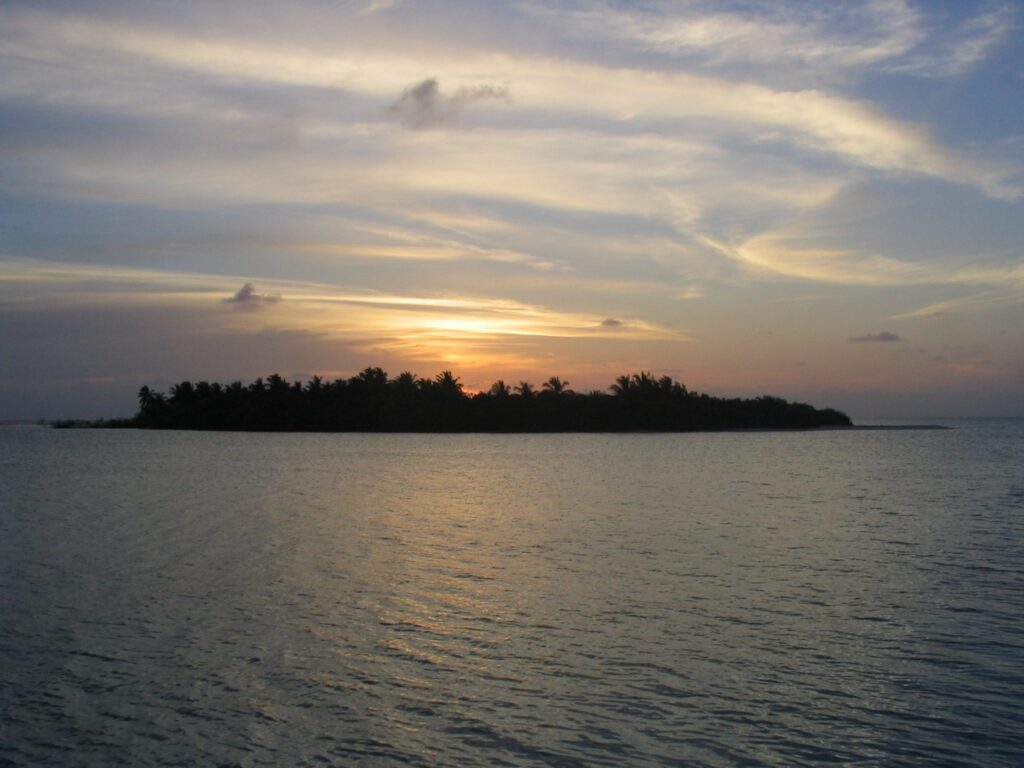 Maldives, Asie du Sud, photographie de nature en noir et blanc